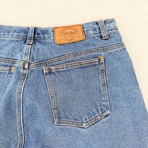 Cabela's Womens Plaid Fleece Lined Jeans 12 Blue 100% Cotton Outdoor Winter